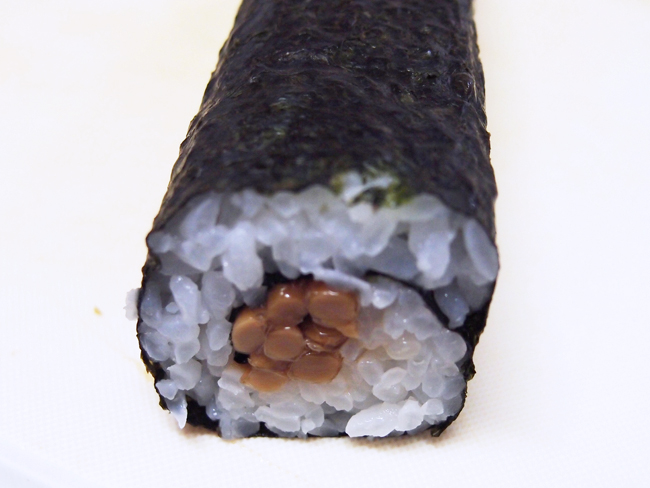 巻き寿司の完成